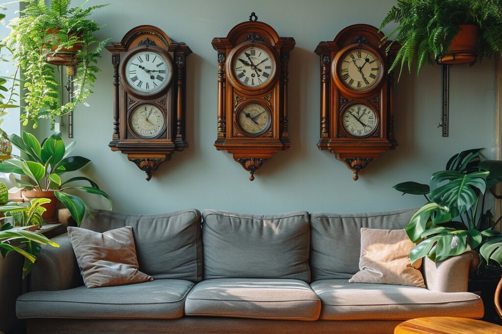 Le retour des horloges vintage pour une décoration moderne