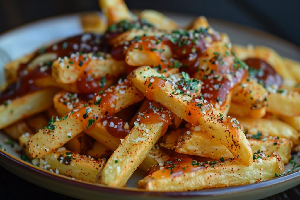 Du Classique au Gourmet : Rehaussez vos Frites avec des Assaisonnements et Sauces Originaux