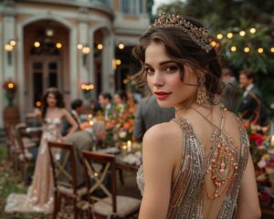 Organiser une garden-party Gatsby : décoration extérieure et robes éblouissantes