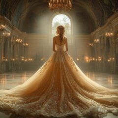 L’art subtil de sublimer votre robe de bal princesse dans un décor de château enchanteur