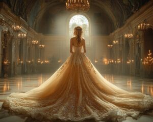 L’art subtil de sublimer votre robe de bal princesse dans un décor de château enchanteur