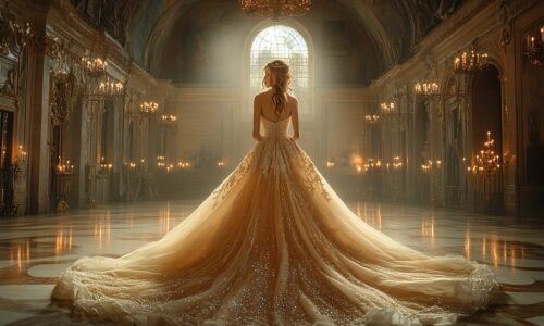 L’art subtil de sublimer votre robe de bal princesse dans un décor de château enchanteur