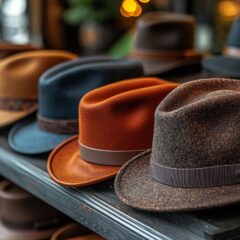 Transformez votre intérieur avec des chapeaux en cuir et feutre