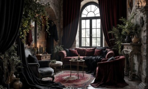 Échos du passé : quand le style des pantalons gothiques inspire la décoration néo-gothique