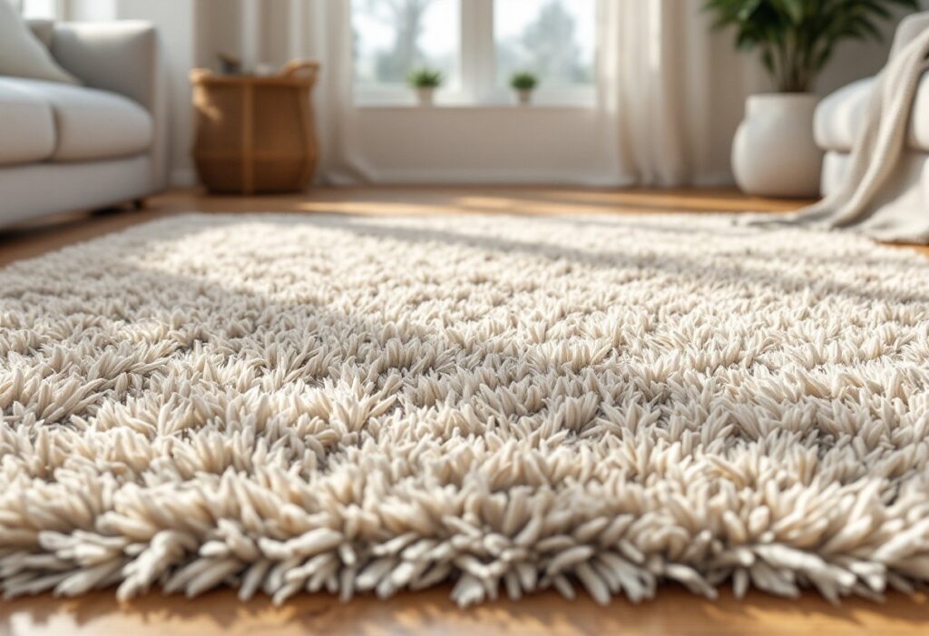 Tapis shaggy à poils longs vs. à poils courts : quel choisir ?