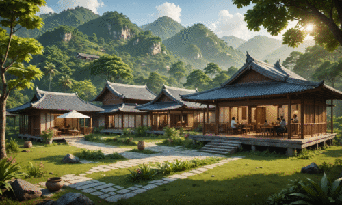 Hébergement responsable au cœur de l’Asie