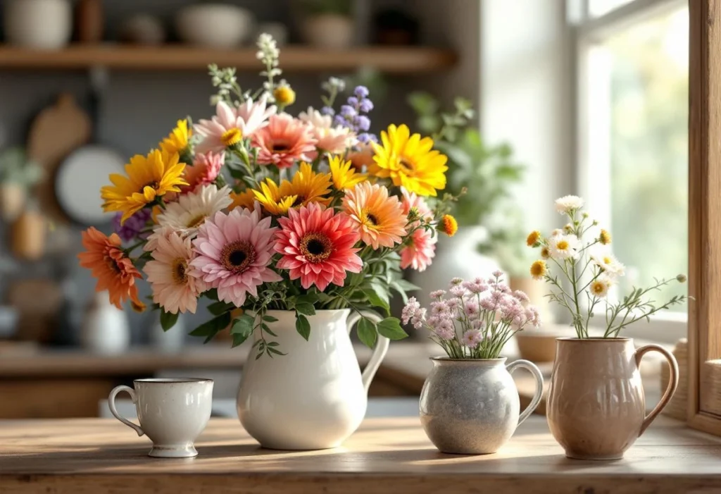 Bouquets en céramique : comment les mugs fleurs transforment l’ambiance d’une cuisine