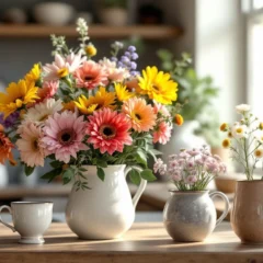 Bouquets en céramique : comment les mugs fleurs transforment l’ambiance d’une cuisine