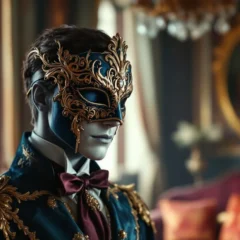 Masques vénitiens pour homme : sublimer un intérieur avec une touche de mystère baroque