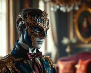 Masques vénitiens pour homme : sublimer un intérieur avec une touche de mystère baroque