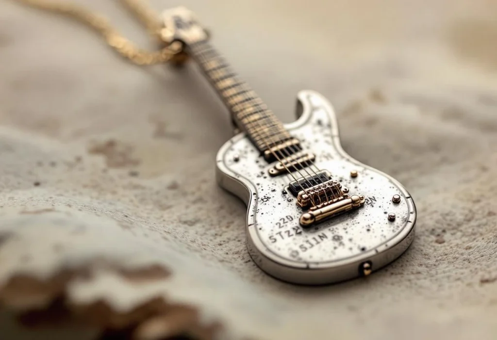 Pendentif guitare : accessoire tendance pour passionnés de musique