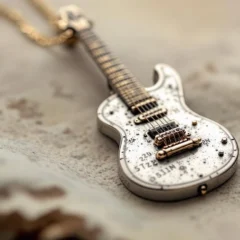 Pendentif guitare : accessoire tendance pour passionnés de musique