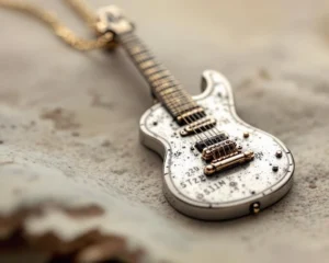 Pendentif guitare : accessoire tendance pour passionnés de musique