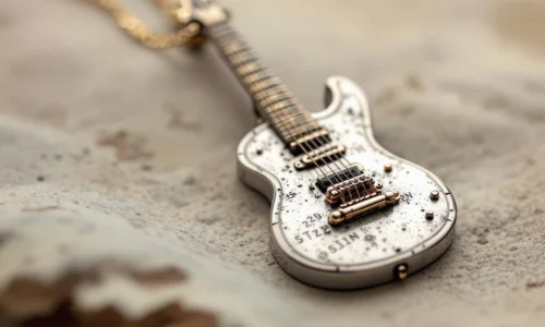 Pendentif guitare : accessoire tendance pour passionnés de musique