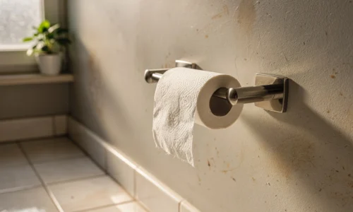 Quelle est la hauteur idéale pour installer un porte-papier toilette ?