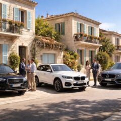 Immobilier Sétois visite les propriétés en Audi Q5, BMW X3 et Mercedes GLC