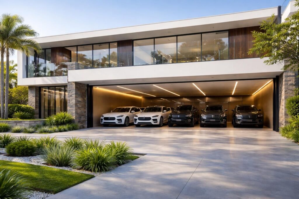 Immobilier avec garage pour votre collection Porsche Cayenne et Range Rover Sport