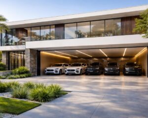 Immobilier avec garage pour votre collection Porsche Cayenne et Range Rover Sport