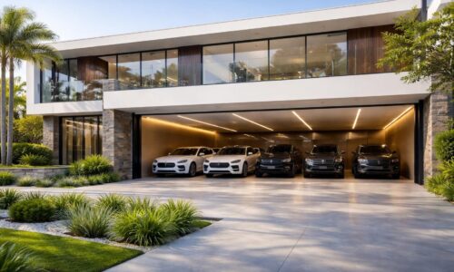 Immobilier avec garage pour votre collection Porsche Cayenne et Range Rover Sport