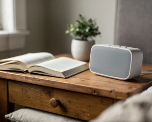 Transformer la table de nuit en espace d’apprentissage avec un réveil éducatif design