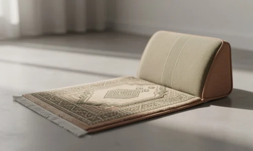Innovation et confort : découvrez le tapis de prière avec dossier
