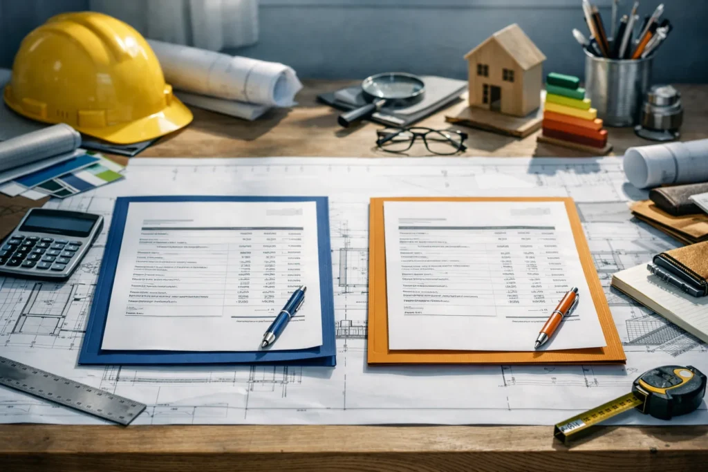 Deux devis au même prix ne décrivent pas le même chantier